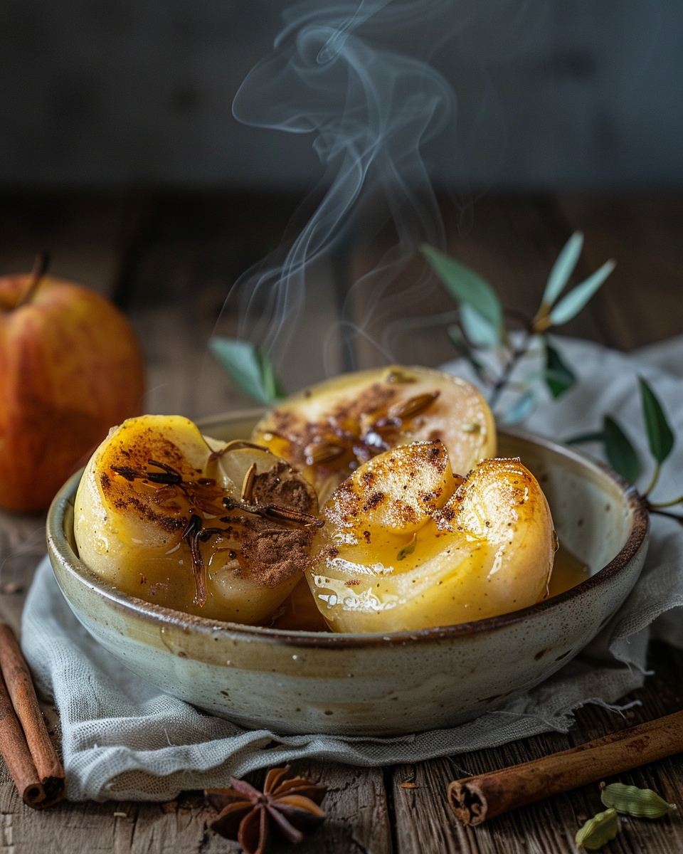 Baked Apples with A2 Ghee and Cinnamon