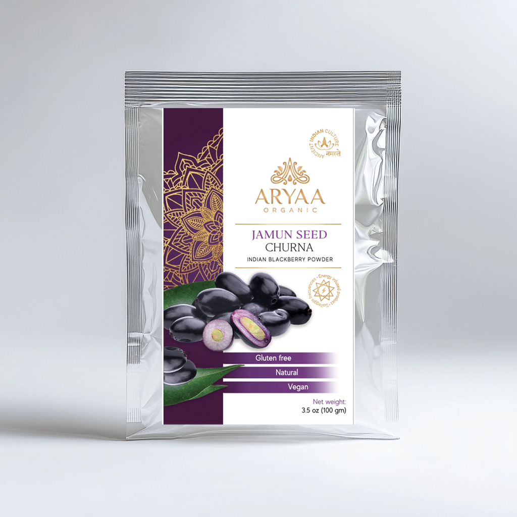 Aryaa Organic Jamun Powder - Indian Blackberry (Organic)