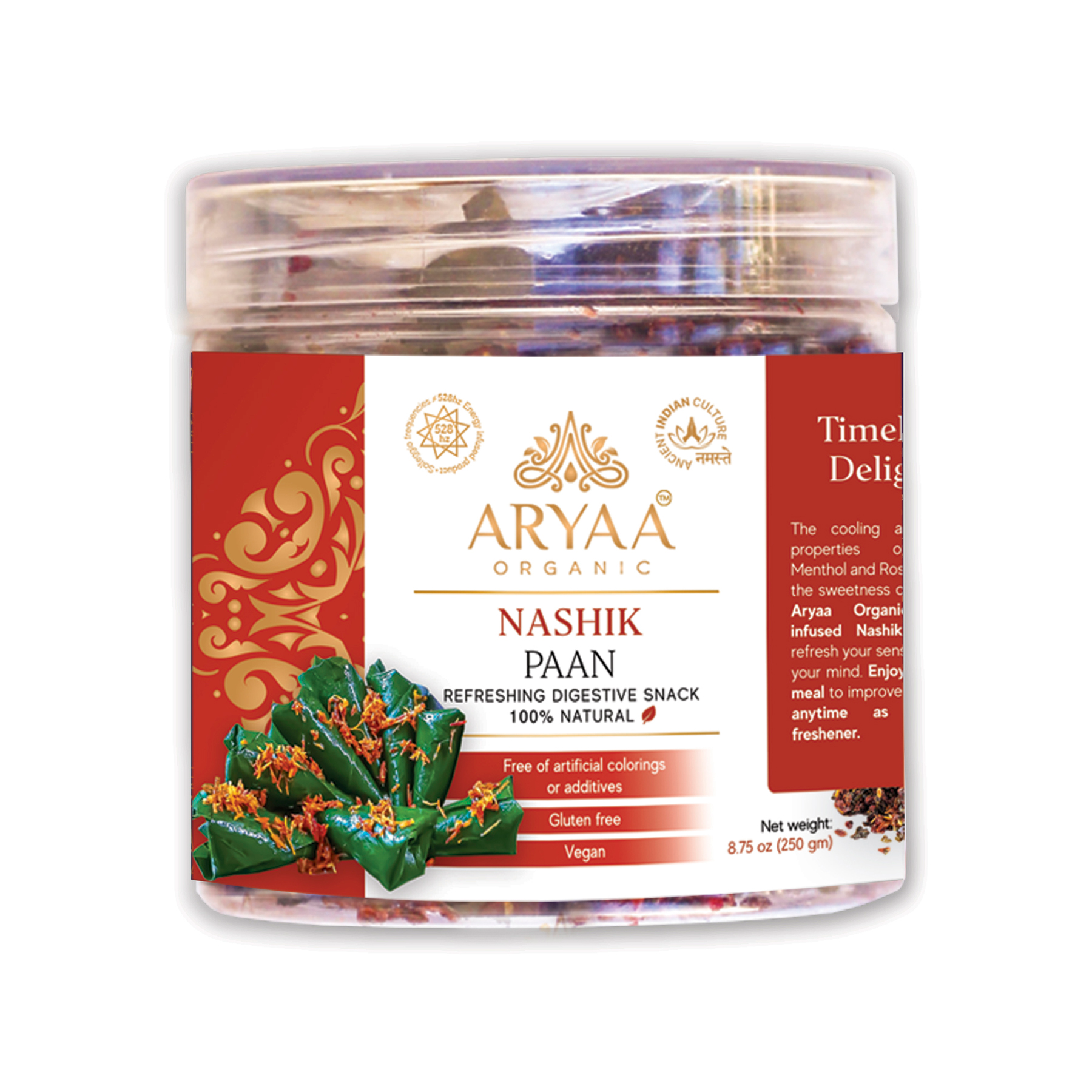 Aryaa Organic Paan - Saffron (Kesar)
