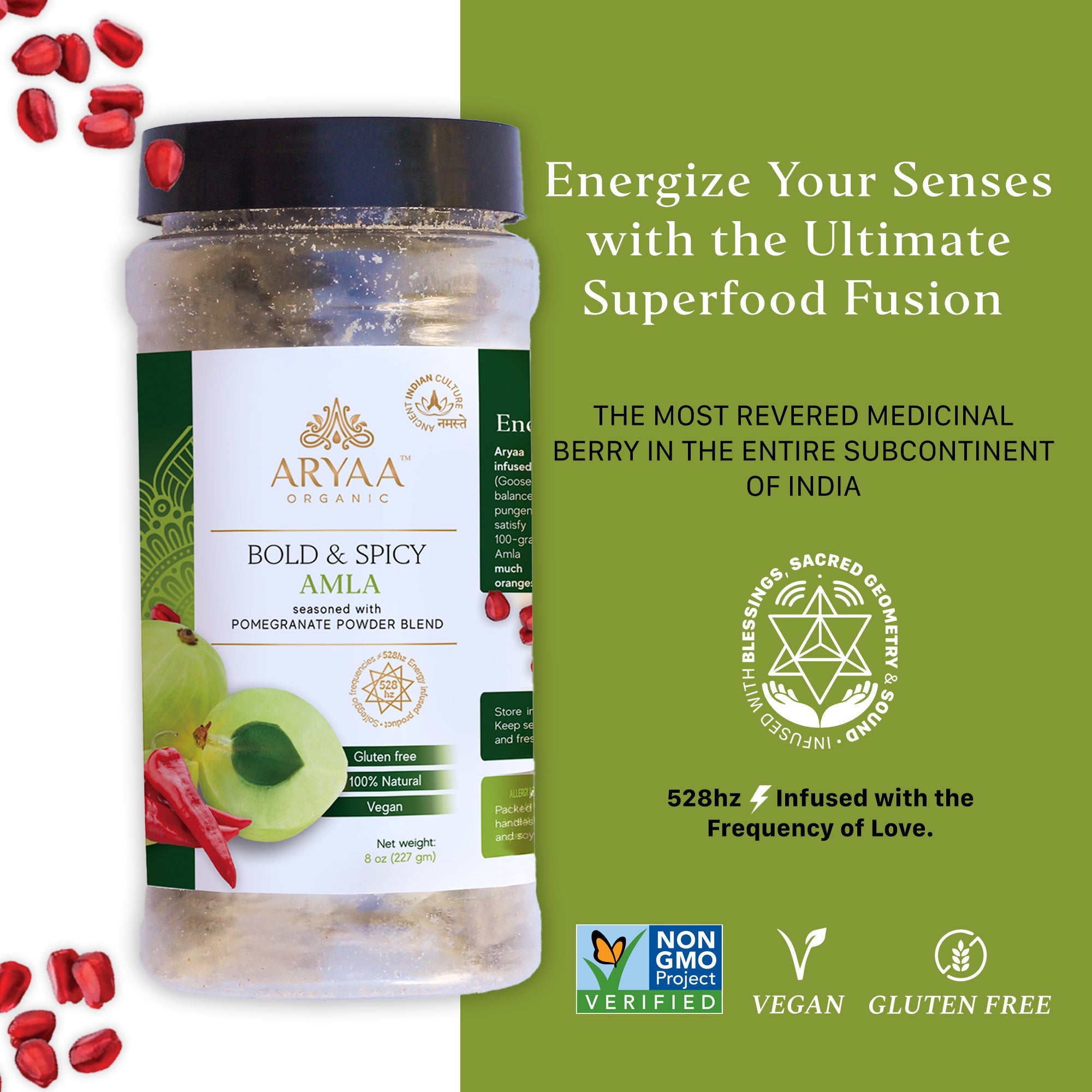 Aryaa Organic Amla - Bold and Spicy (Indian Gooseberry) - Aryaa Organic