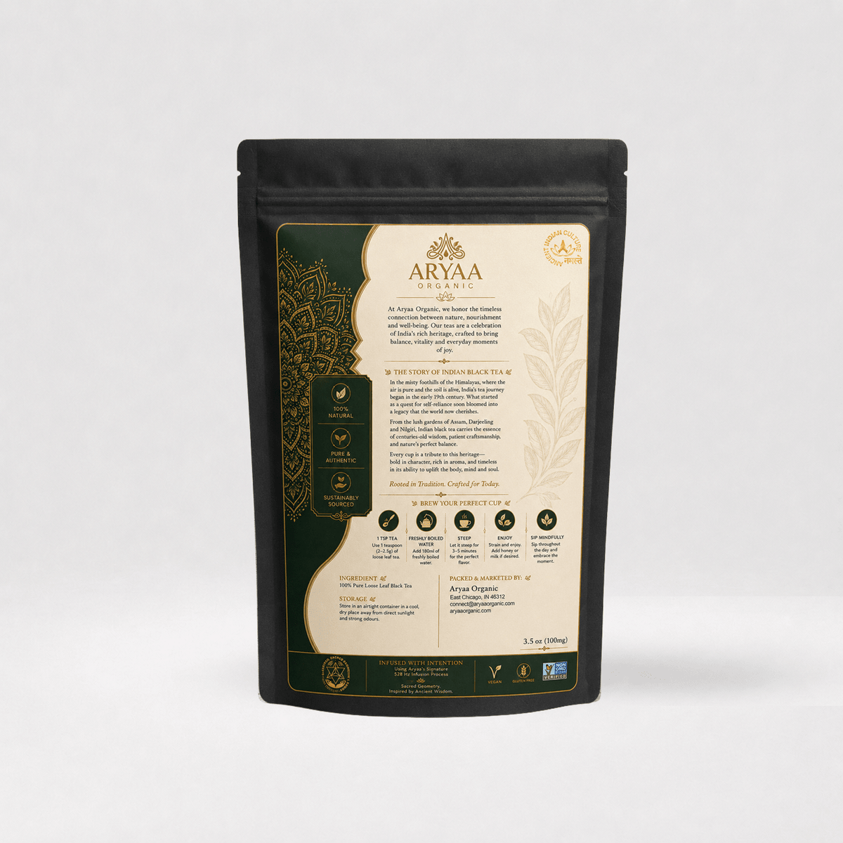 Aryaa Organic Black tea - Aryaa Organic
