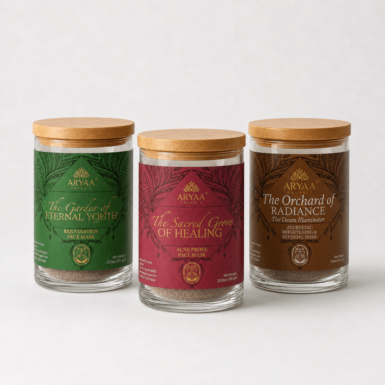 Aryaa Organic-Face Mask Ayurvedic Blends - Aryaa Organic