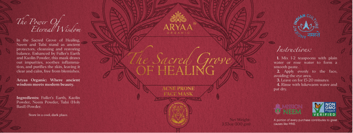 Aryaa Organic-Face Mask Ayurvedic Blends - Aryaa Organic