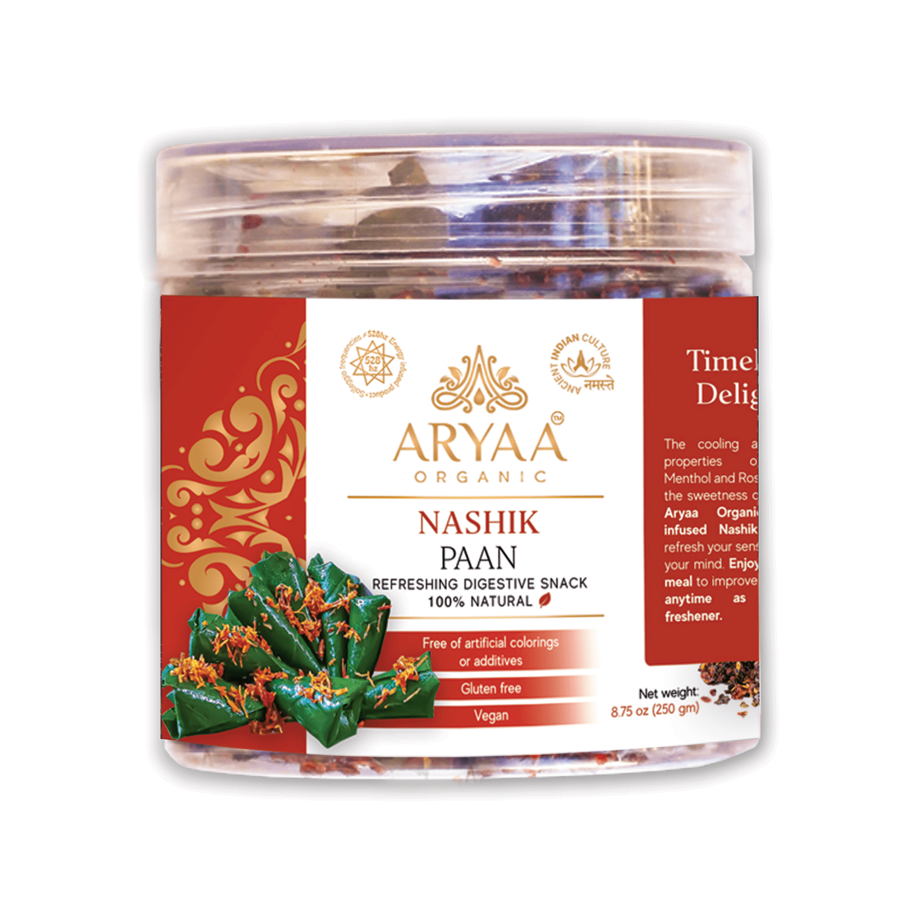 Aryaa Organic Paan - Saffron (Kesar) - Aryaa Organic