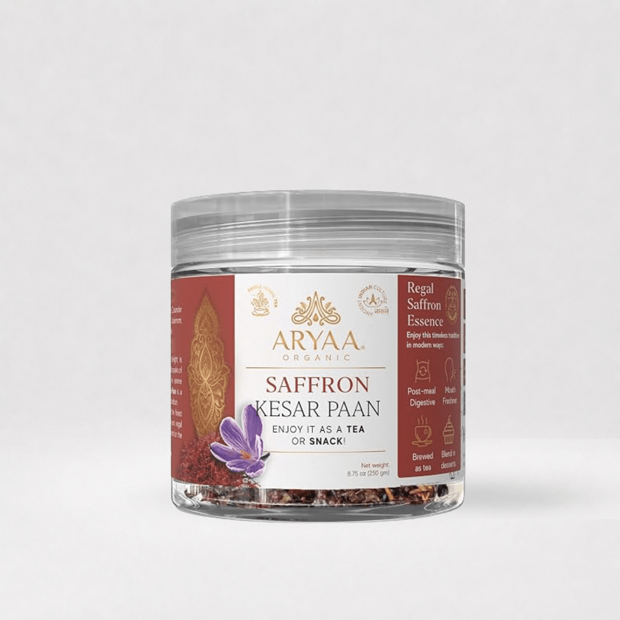 Aryaa Organic Paan - Saffron (Kesar) - Aryaa Organic