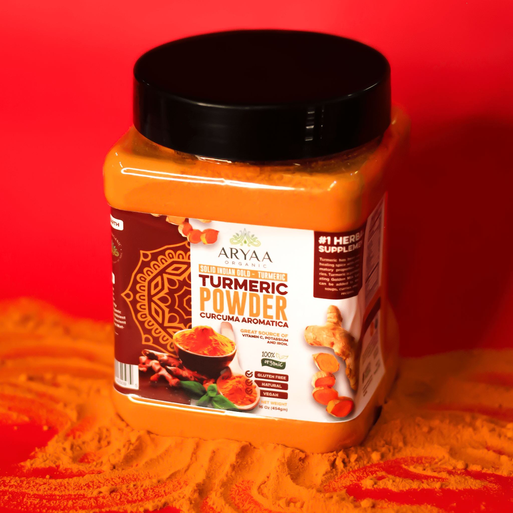 Aryaa Organic Turmeric Powder (Organic) - Aryaa Organic
