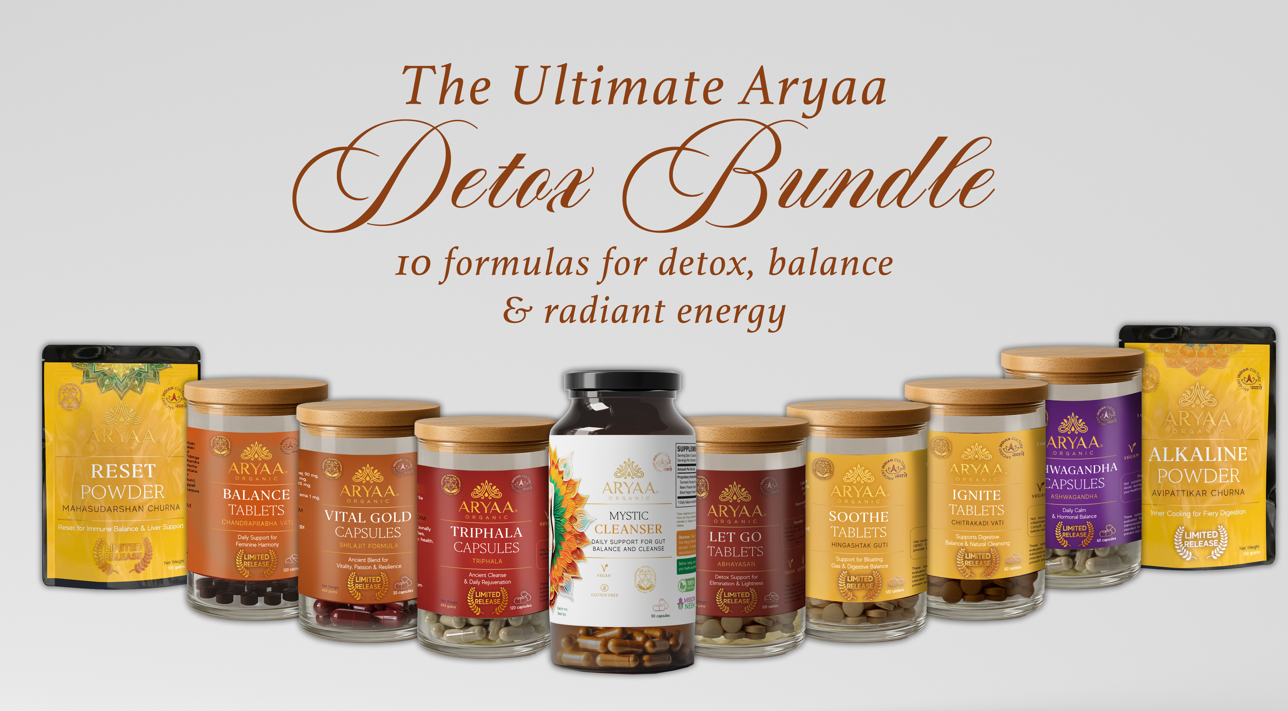 Aryaa Organic Moong Bean Soup Elixir Family Size Kit