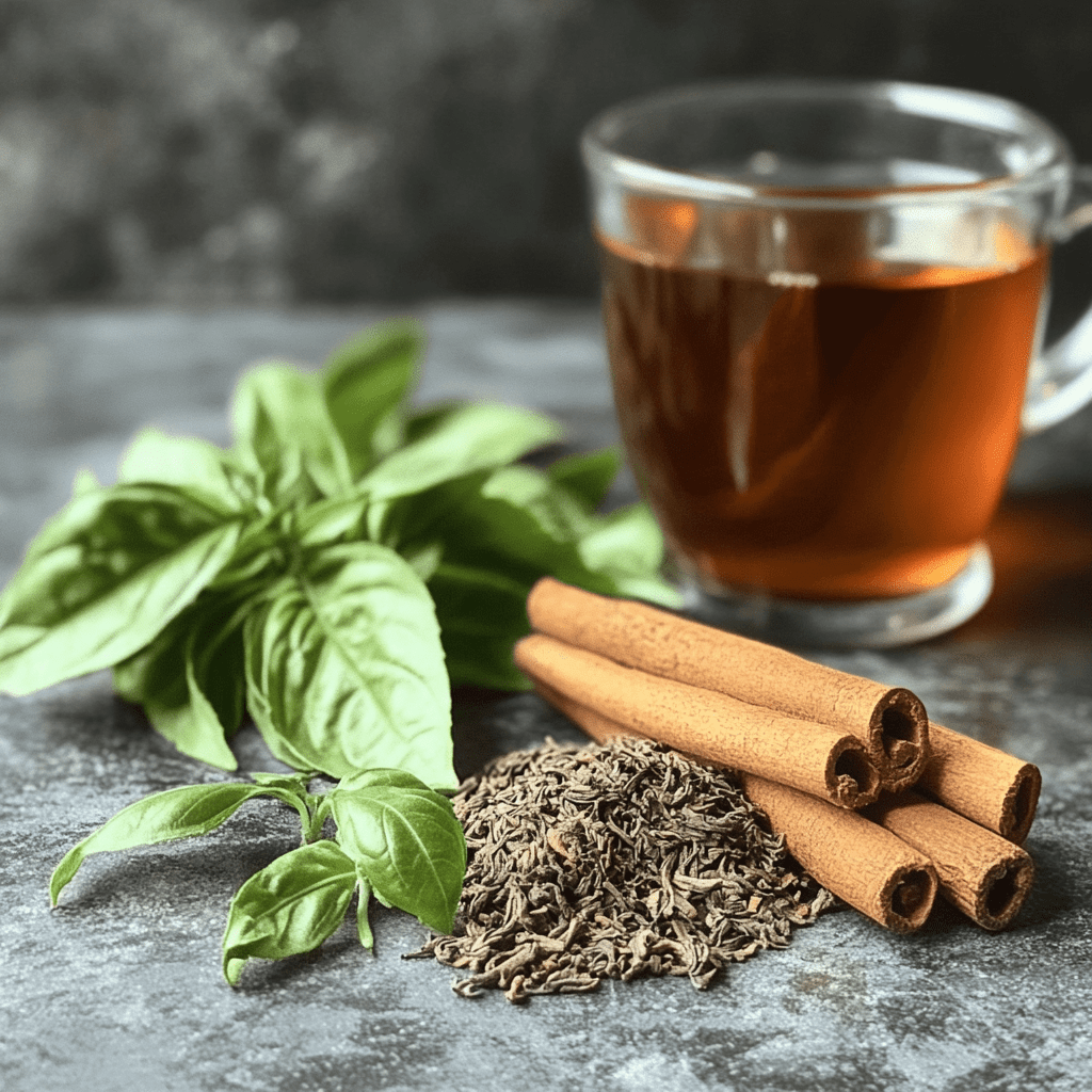 Green Tea with Moringa Tulsi, Cinnamon and Pipli - Aryaa Organic