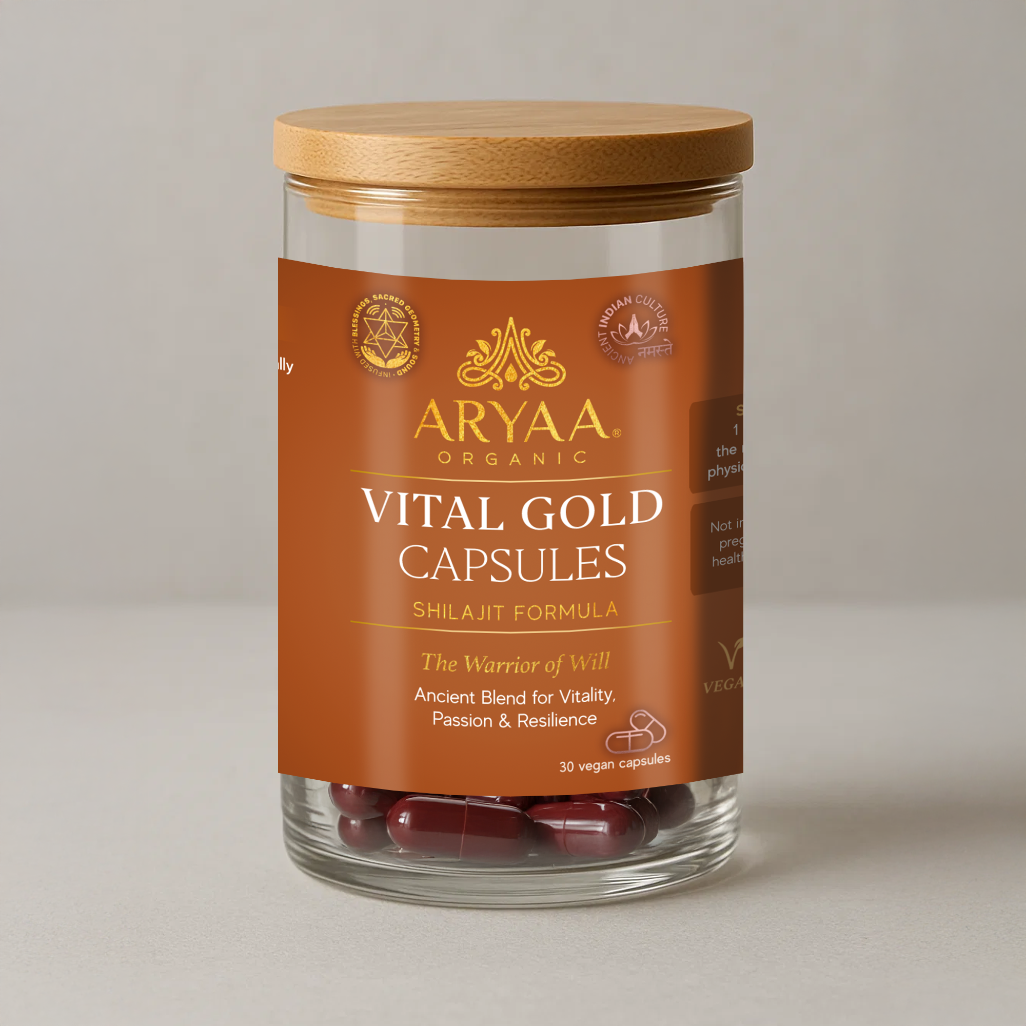 Aryaa Organic Vital Gold (Capsules) Shilajit