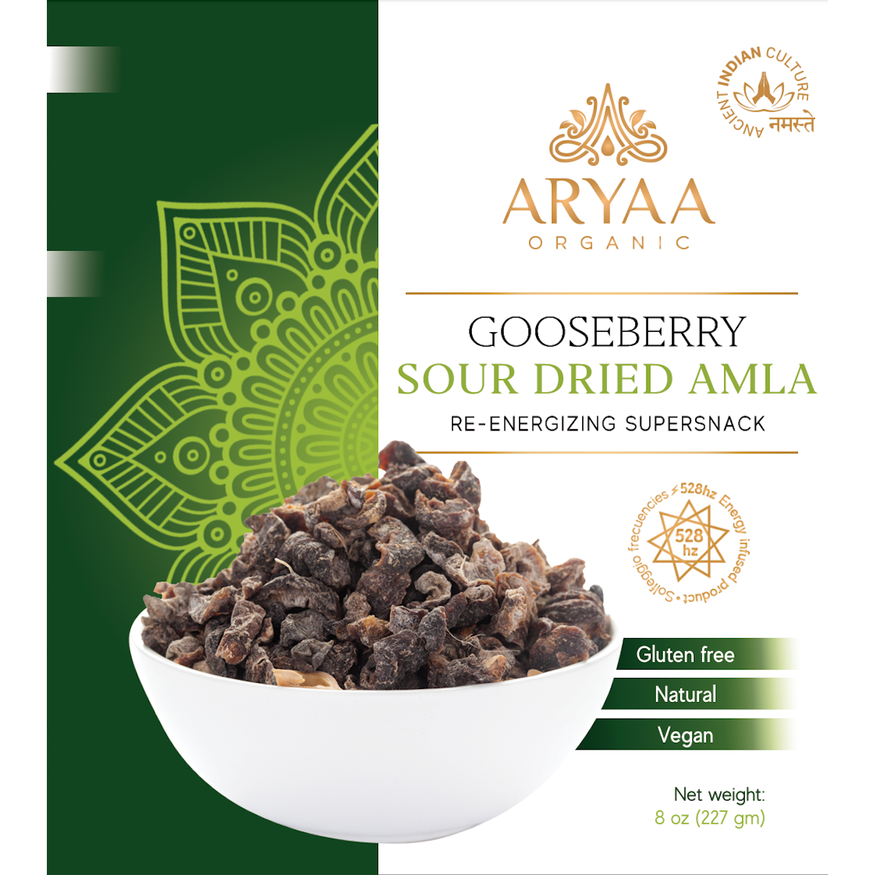 Aryaa Organic Amla -Sour Extra Dried (Indian Gooseberries)