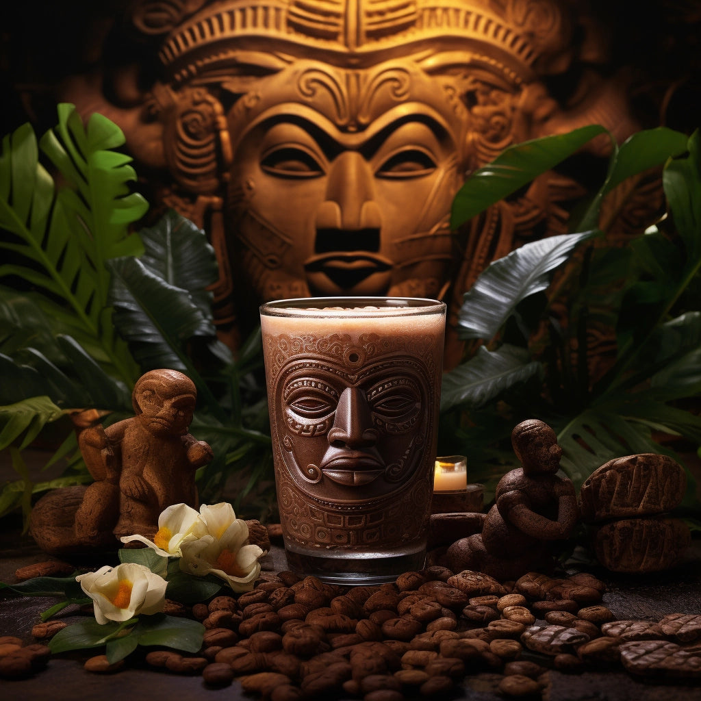 Mayan Drinking Cacao