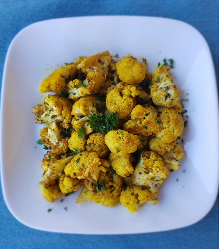 Healing Recipes: Turmeric Roasted Cauliflower