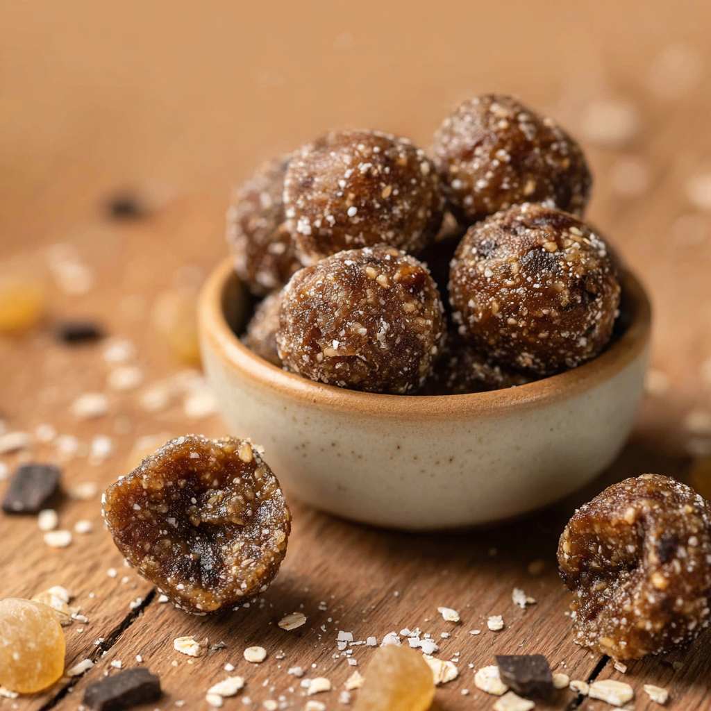 Sweet Amla-Chocolate Energy Bites