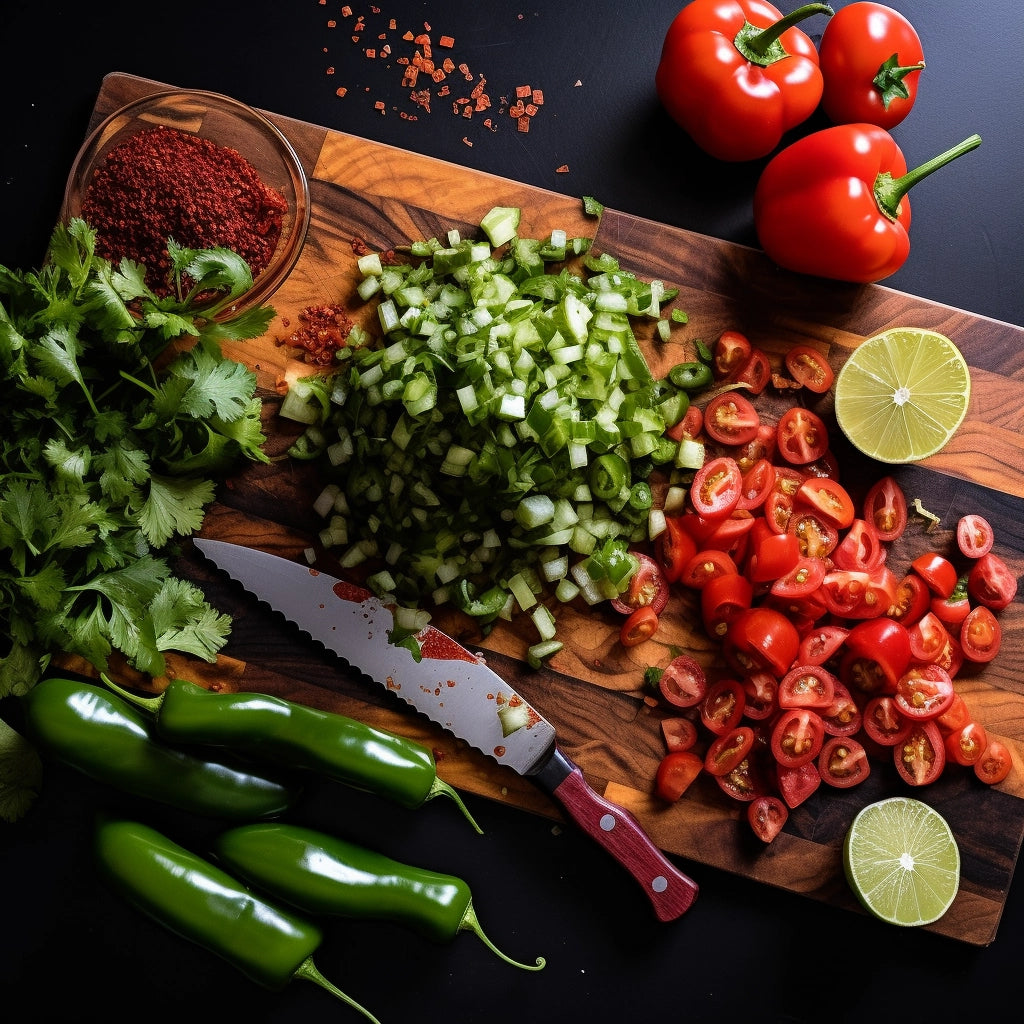 Mayan recipe: Tomato and Nopal Salad