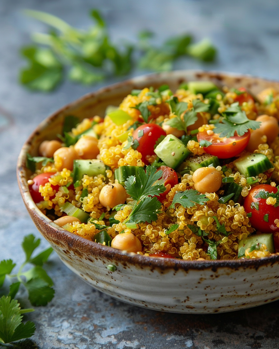 Turmeric Quinoa Salad