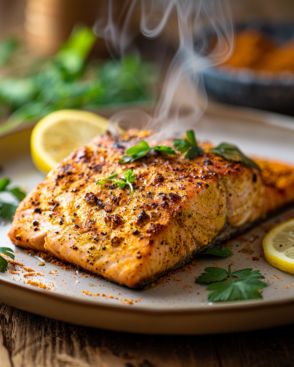 Turmeric Baked Salmon - Aryaa Organic