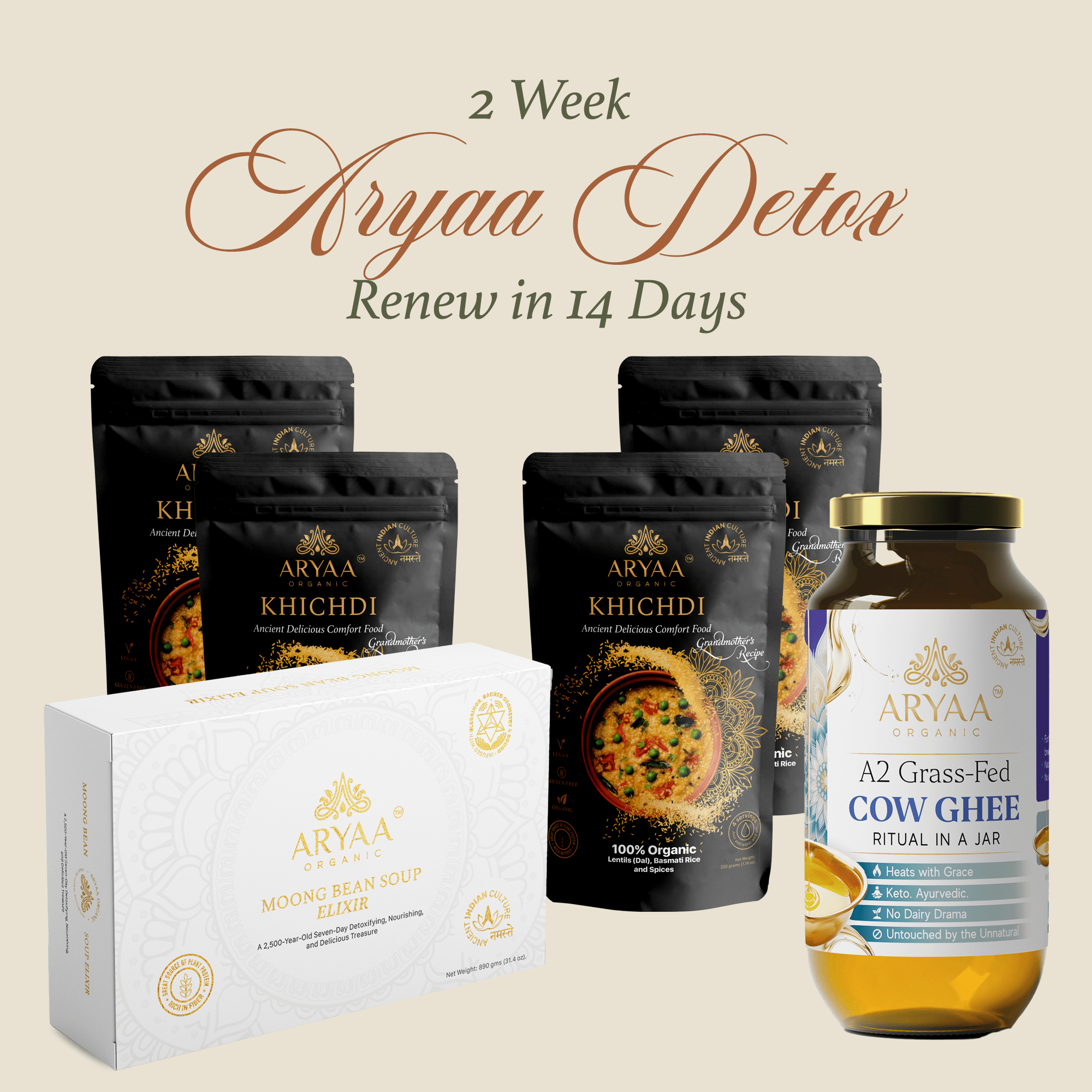 14-Day Aryaa Detox Experience— Live Masterclasses (August 3rd-16th 2026) - Aryaa Organic