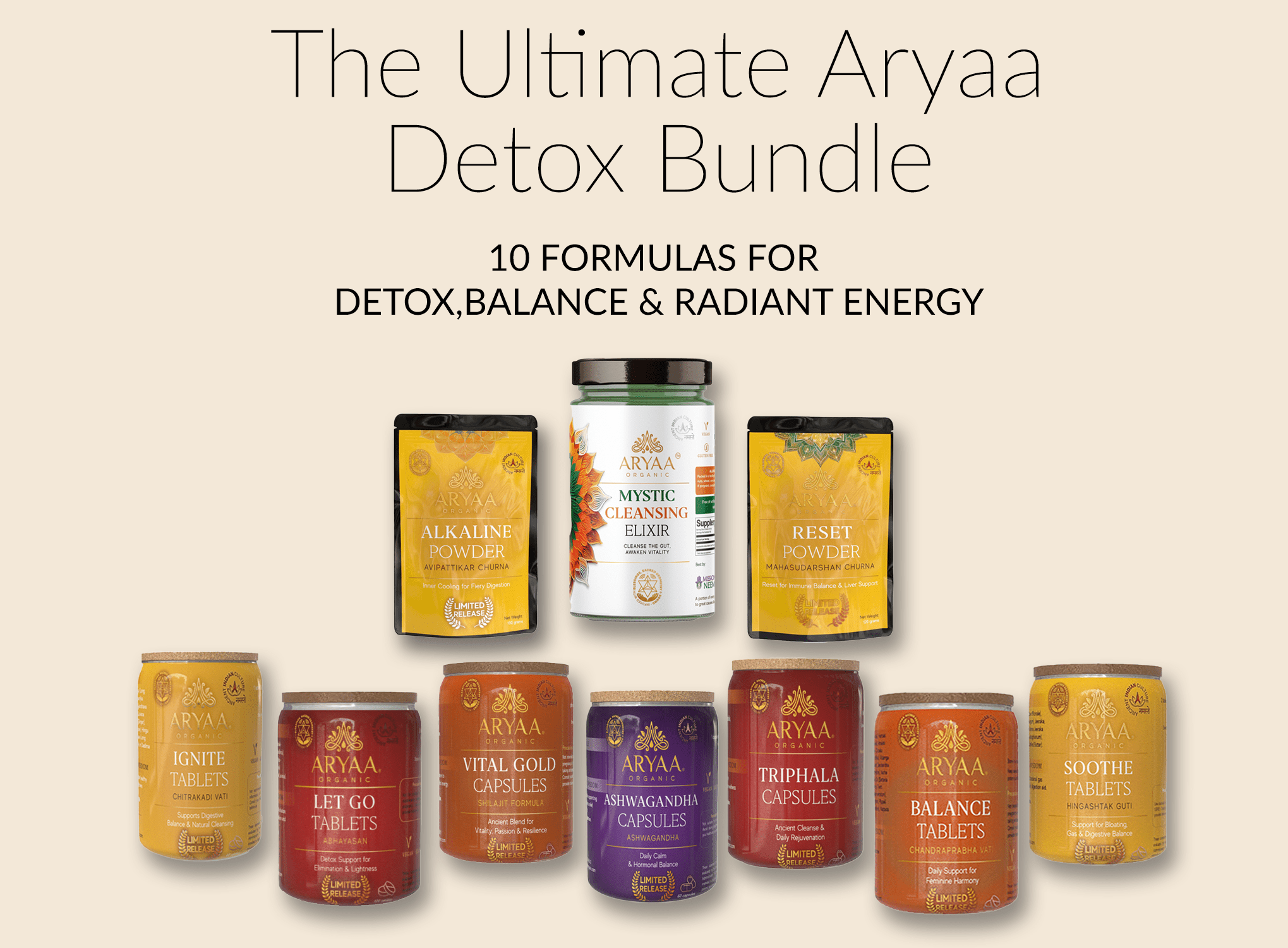 14-Day Aryaa Detox Experience— Live Masterclasses (August 3rd-16th 2026) - Aryaa Organic