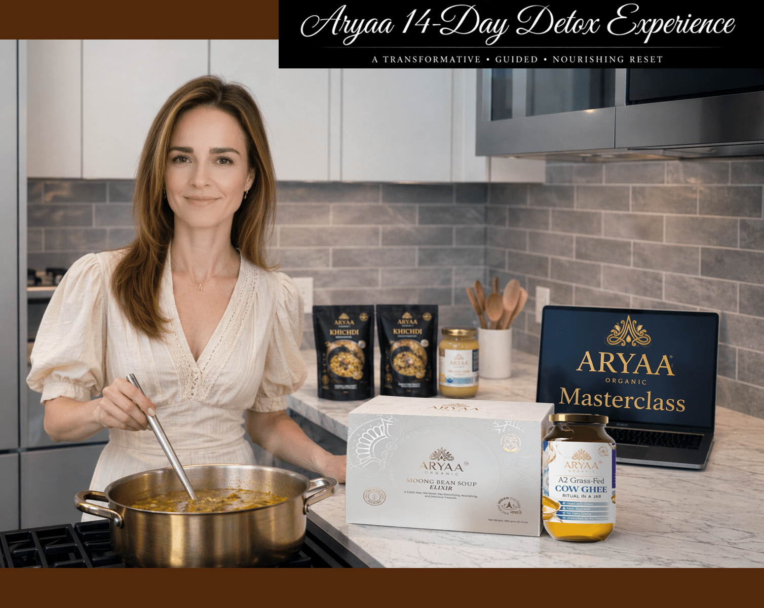 14-Day Aryaa Detox Experience— Live Masterclasses (August 3rd-16th 2026) - Aryaa Organic