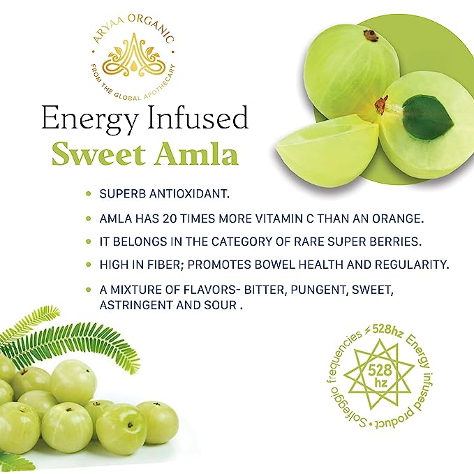 Aryaa Organic Amla Sweet - Indian Gooseberries