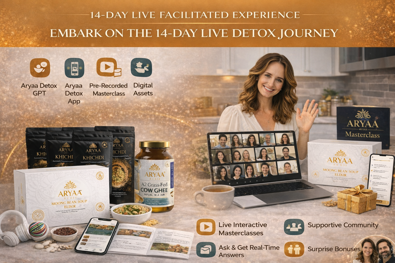 Aryaa 2 Week Detox Reset | Self-Guided or Expert-Guided Experience