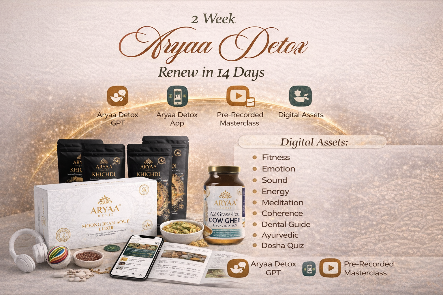 Aryaa 2 Week Detox Reset | Self-Guided or Expert-Guided Experience