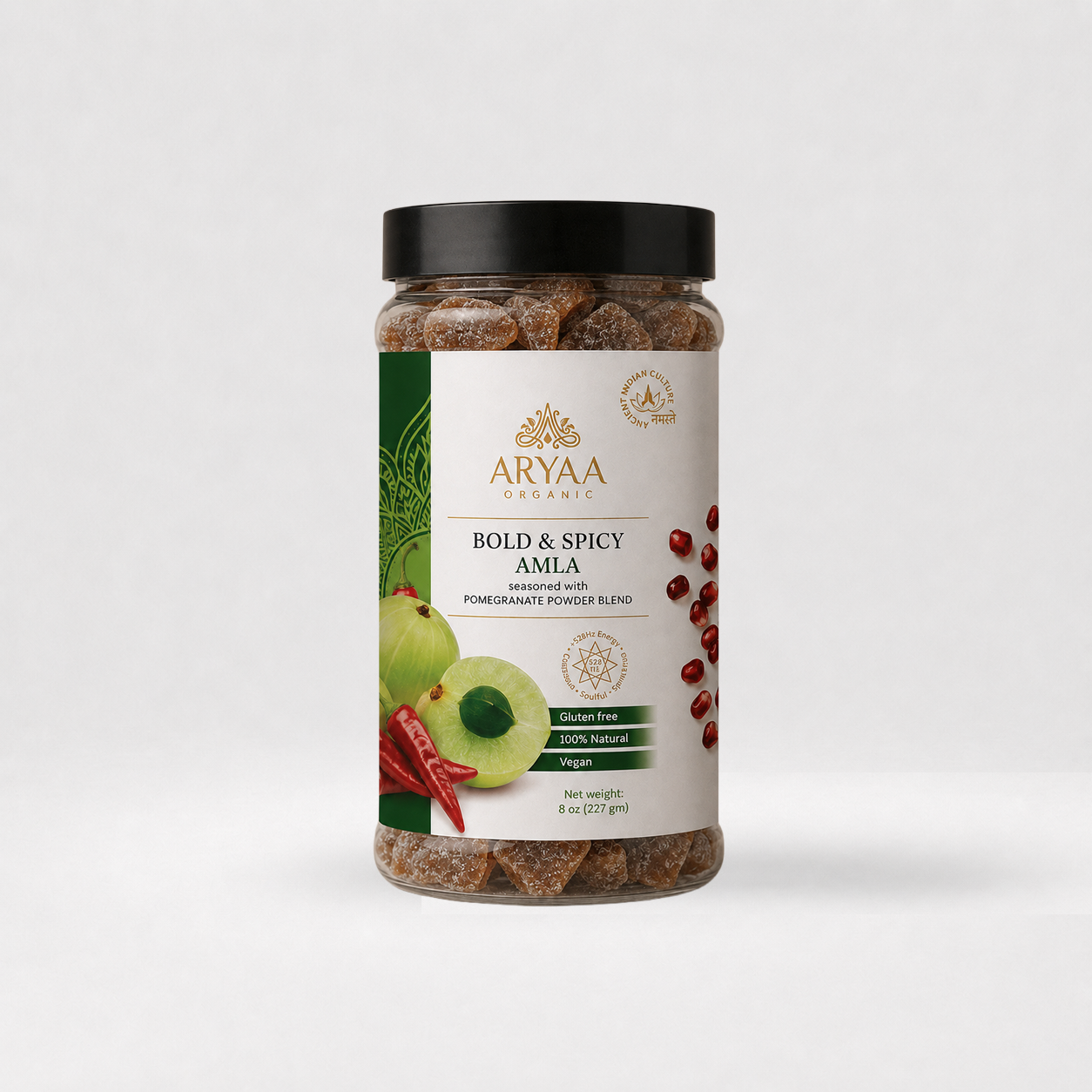 Aryaa Organic Amla - Bold and Spicy (Indian Gooseberry)