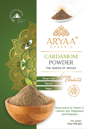 Aryaa Organic Cardamom Powder from Guatemala