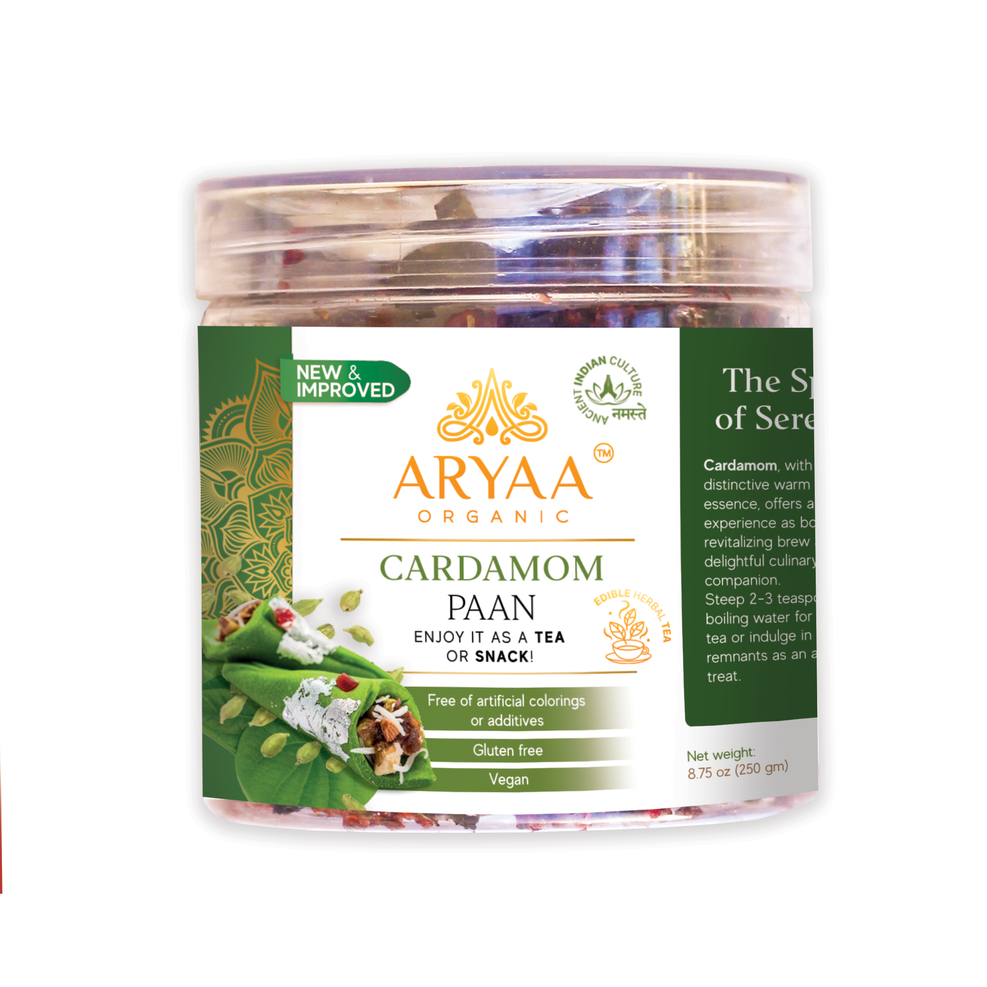 Aryaa Organic Paan - Cardamom