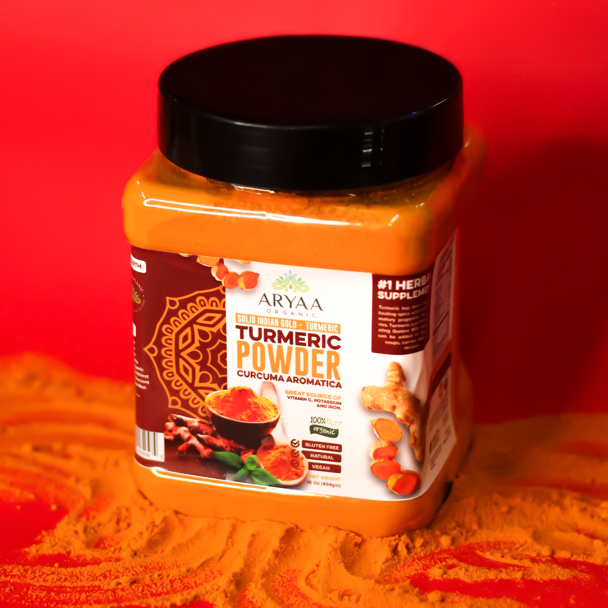 Aryaa Organic Turmeric Powder (Organic)