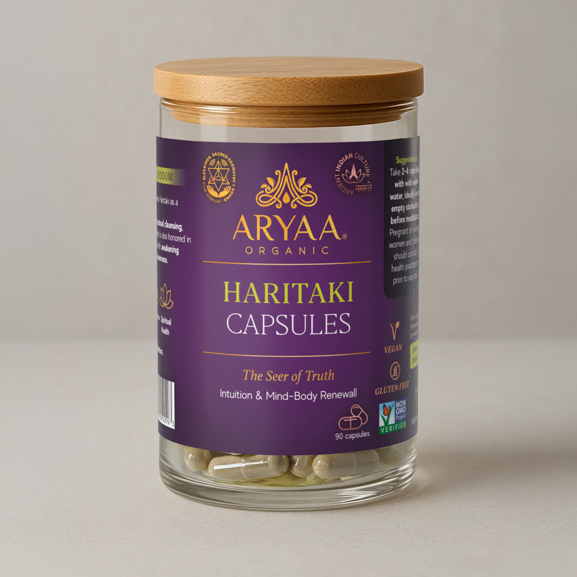Aryaa Organic Haritaki Capsules