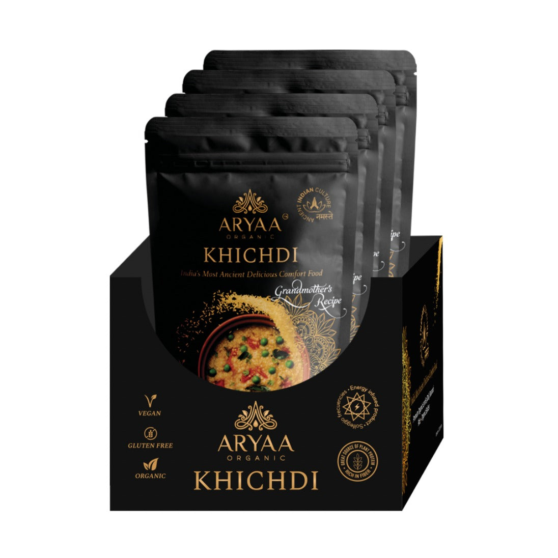 Aryaa Organic Khichdi (4 Pack)