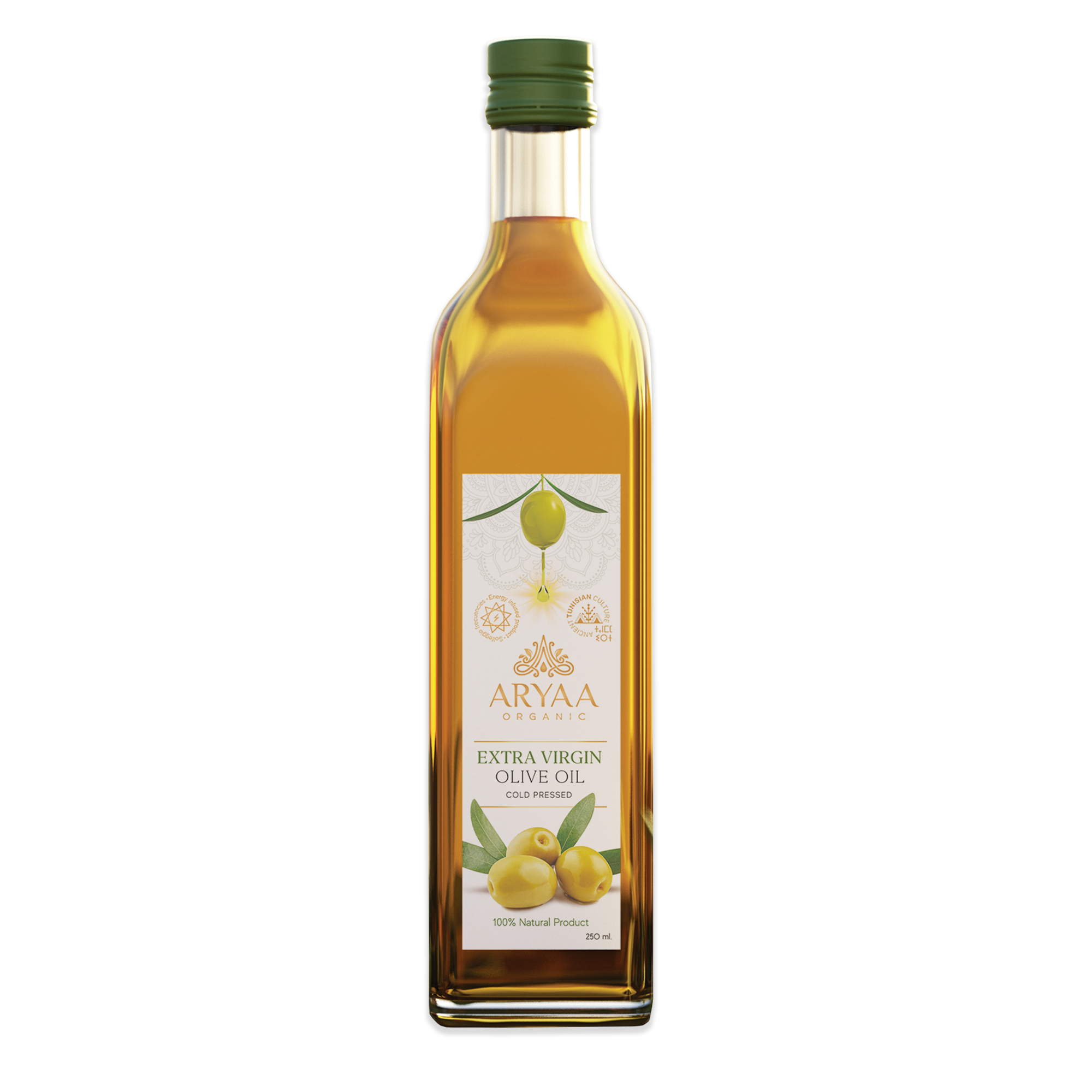 Aryaa Organic First Cold Pressed Olive Oil (Organic)