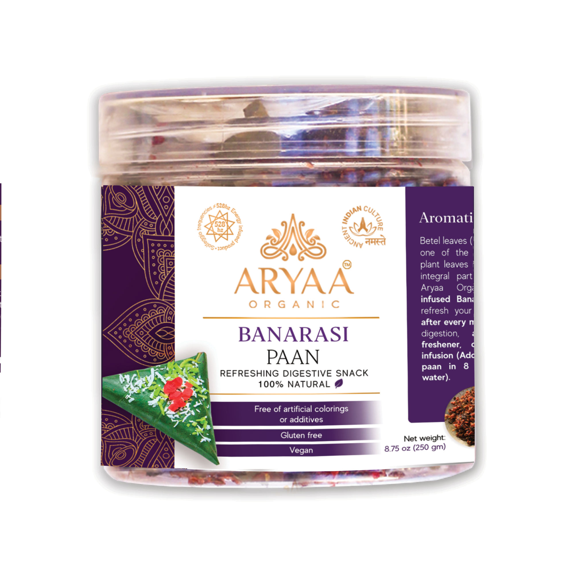 Aryaa Organic Paan - Saffron (Kesar)