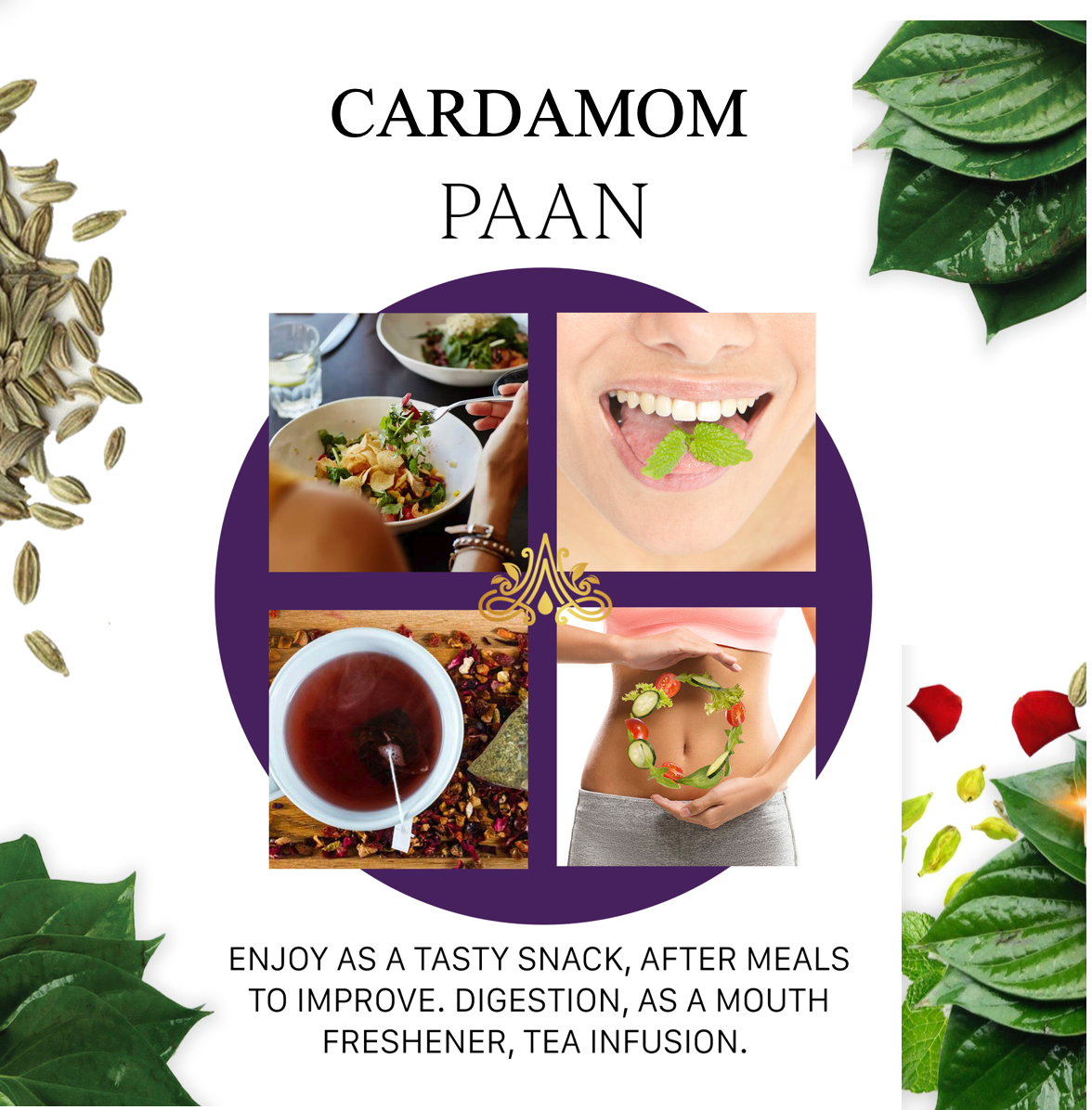 Aryaa Organic Paan - Cardamom