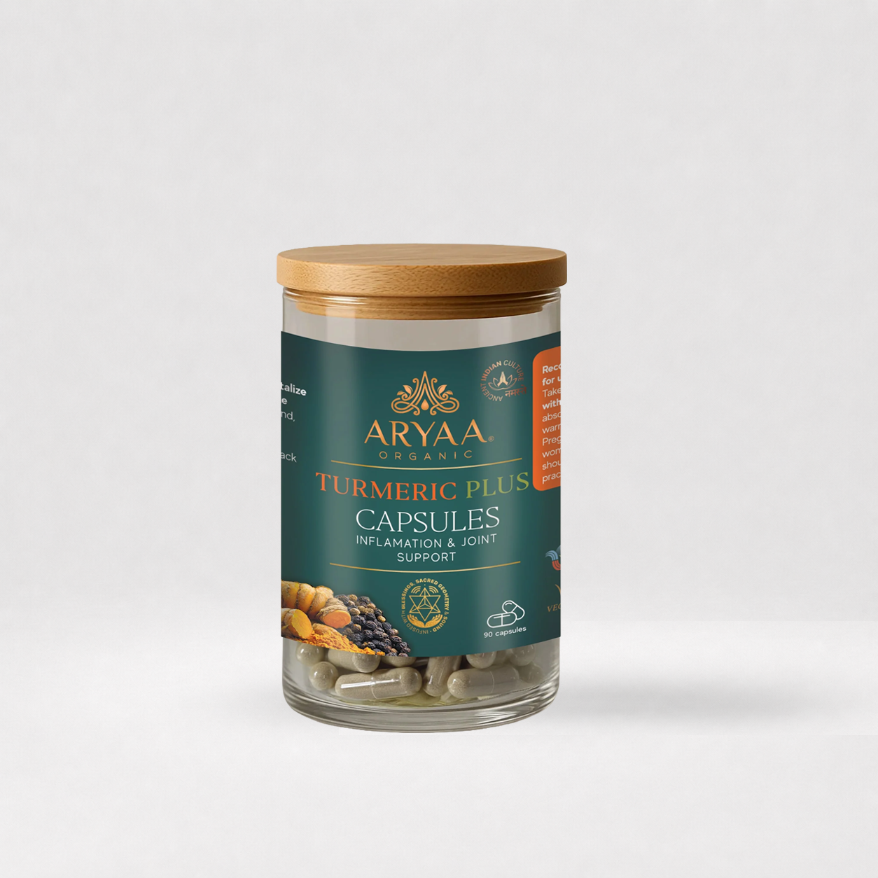 Aryaa Organic Turmeric Plus Capsules