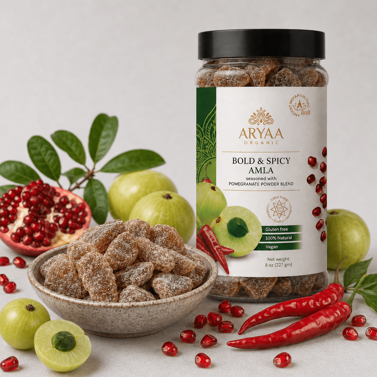 Aryaa Organic Amla - Bold and Spicy (Indian Gooseberry) - Aryaa Organic