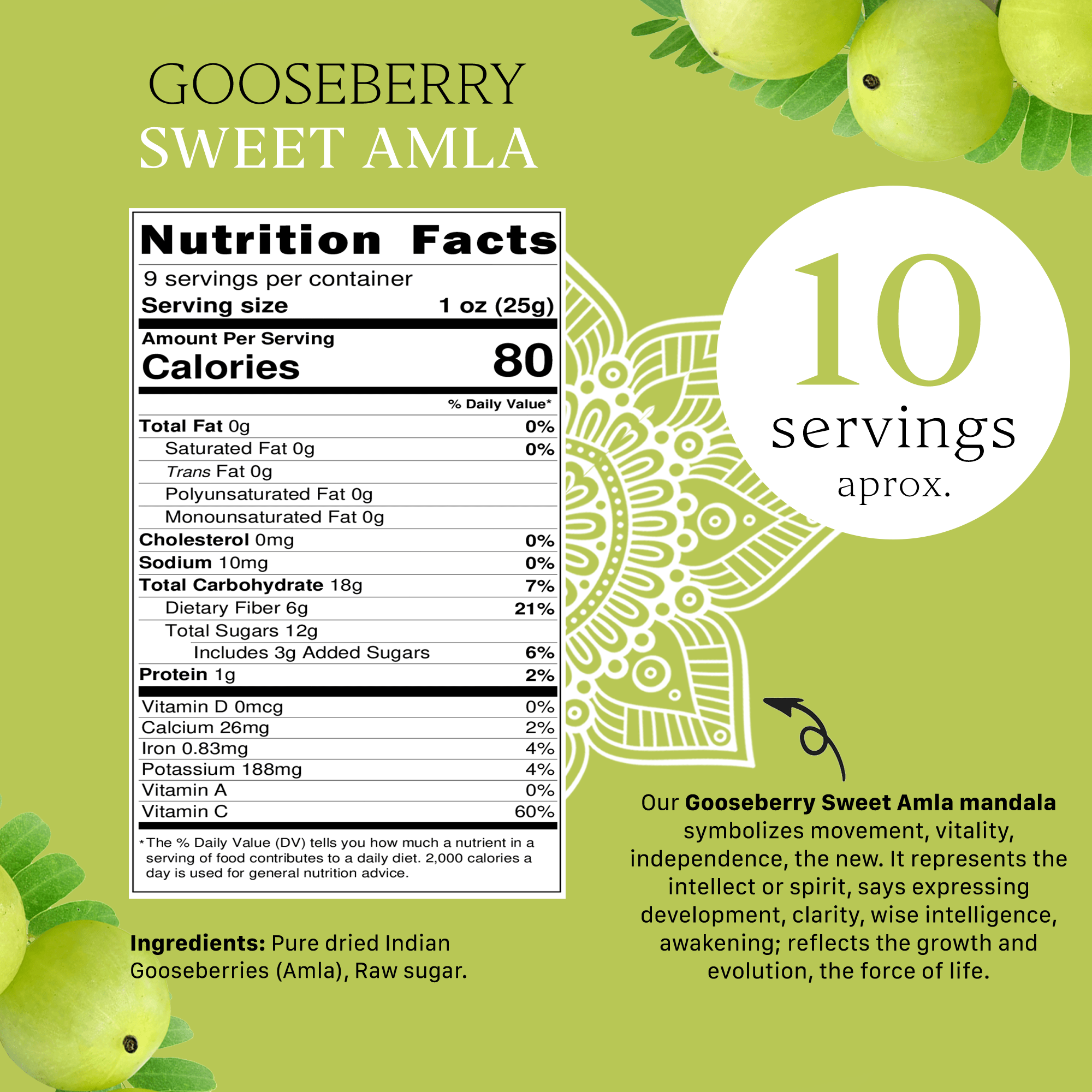 Aryaa Organic Amla Sweet - Indian Gooseberries - Aryaa Organic