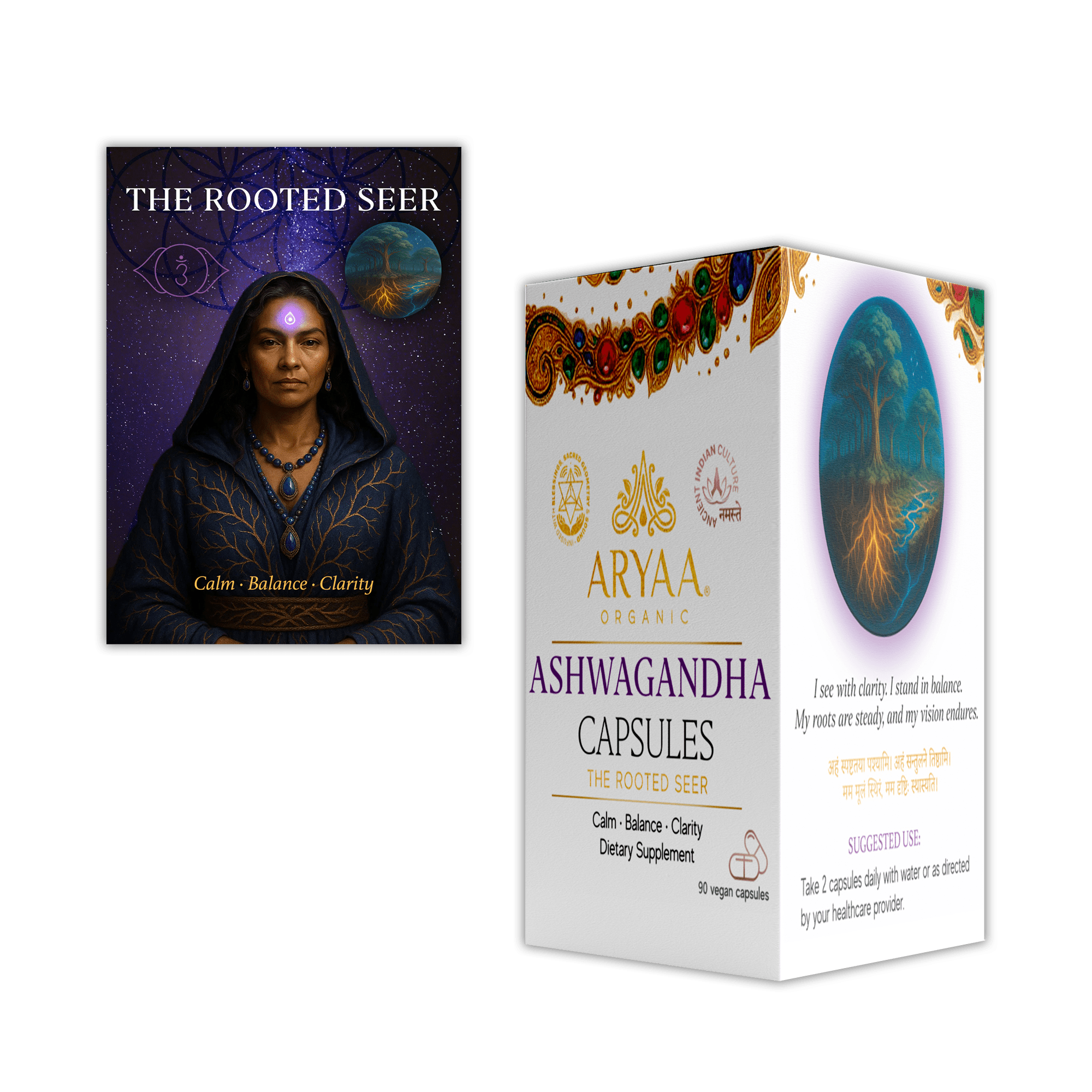 Aryaa Organic Ashwagandha Capsules - Aryaa Organic