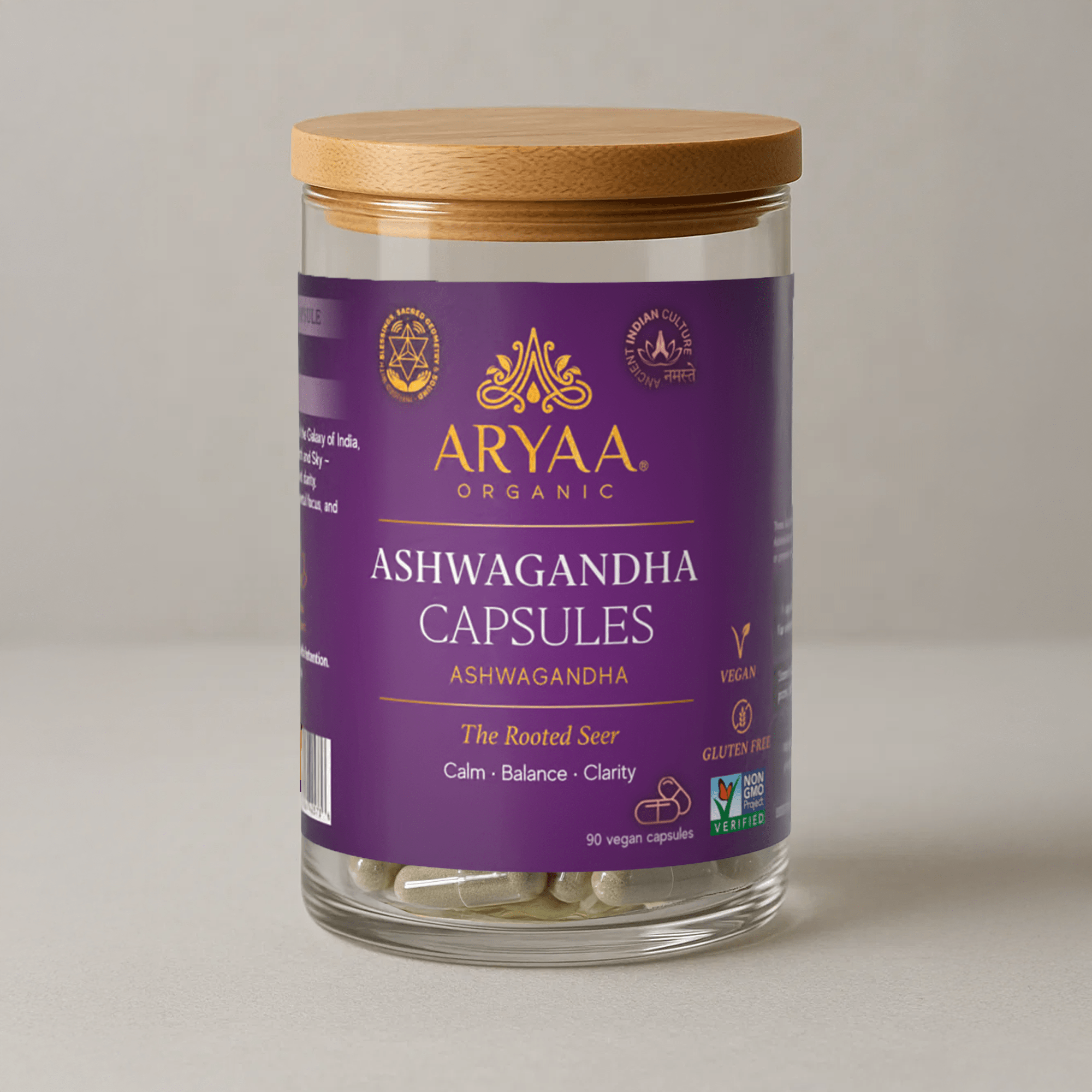 Aryaa Organic Ashwagandha Capsules - Aryaa Organic