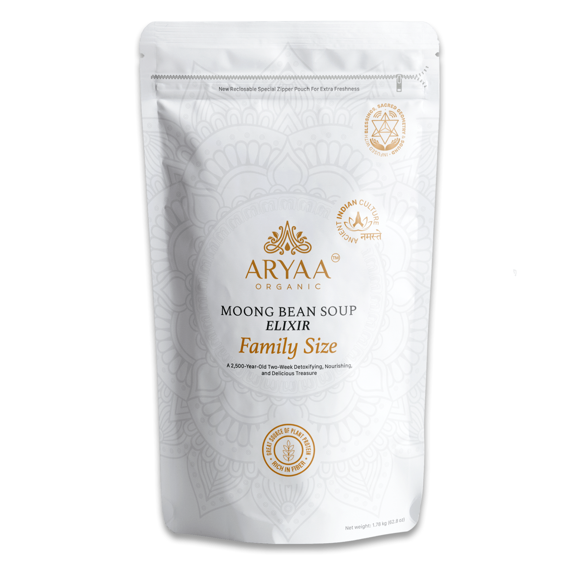 Aryaa Organic Moong Bean Soup Elixir Family Size Kit - Aryaa Organic