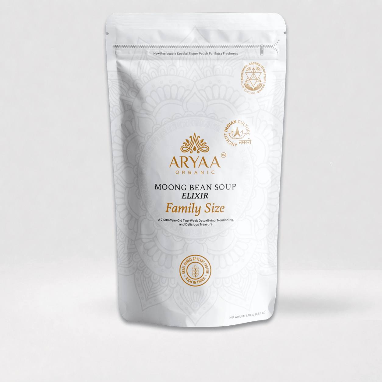 Aryaa Organic Moong Bean Soup Elixir Family Size Kit - Aryaa Organic