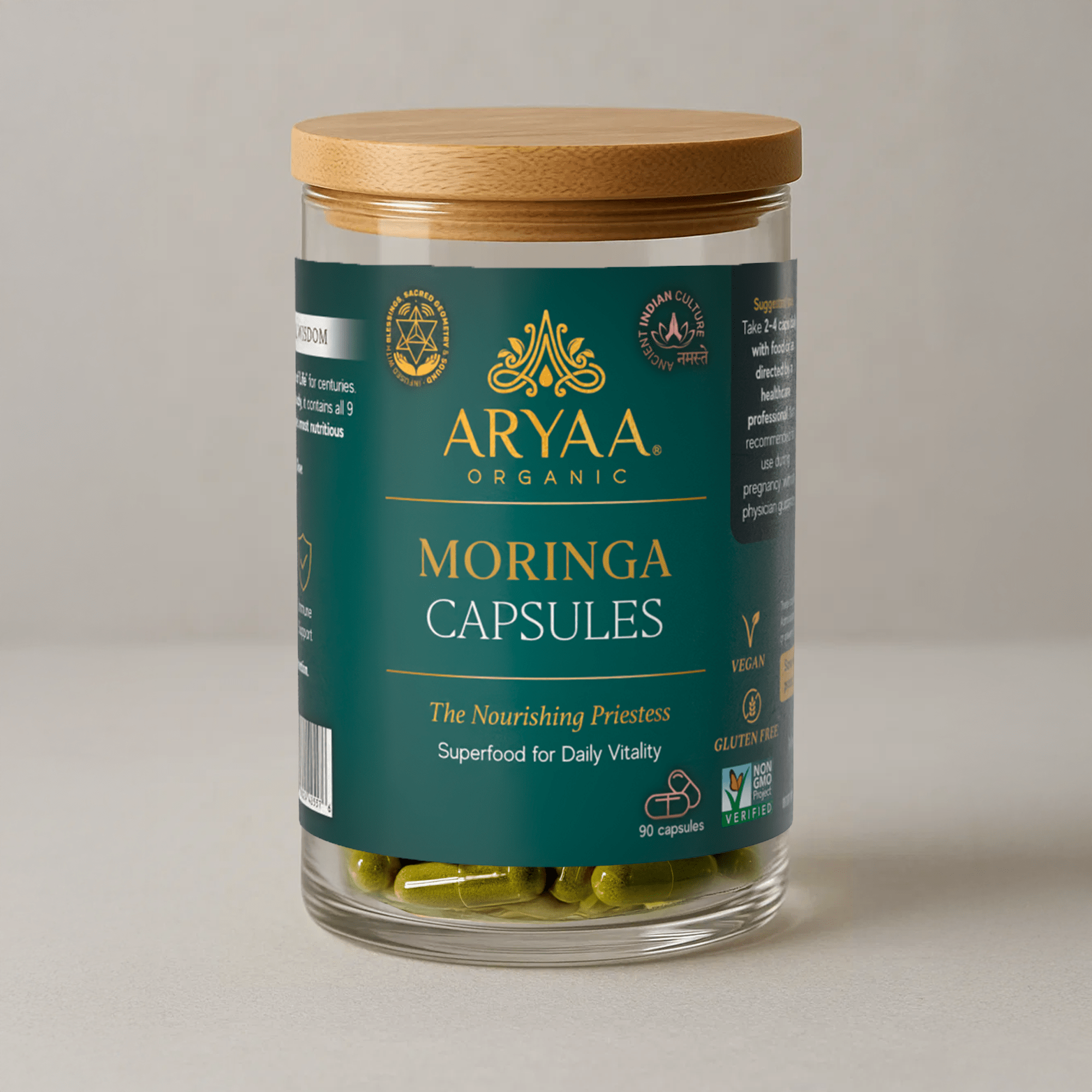 Aryaa Organic Moringa Capsules - Aryaa Organic