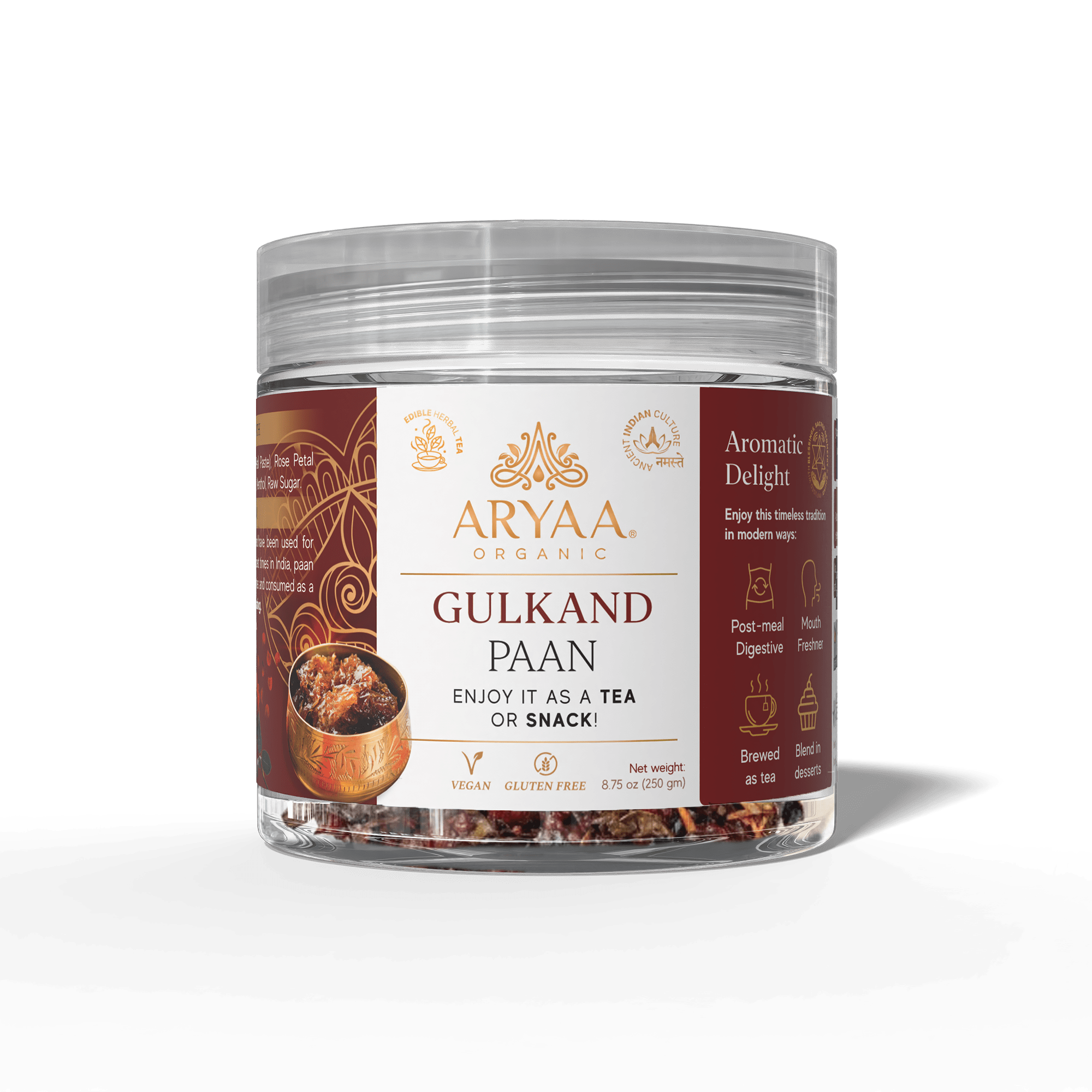 Aryaa Organic Paan - Saffron (Kesar) - Aryaa Organic