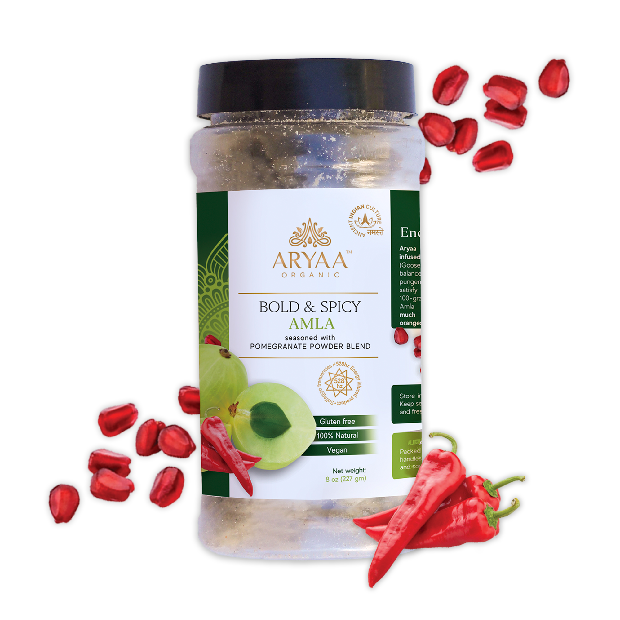 Aryaa Organic Amla - Bold and Spicy (Indian Gooseberry)