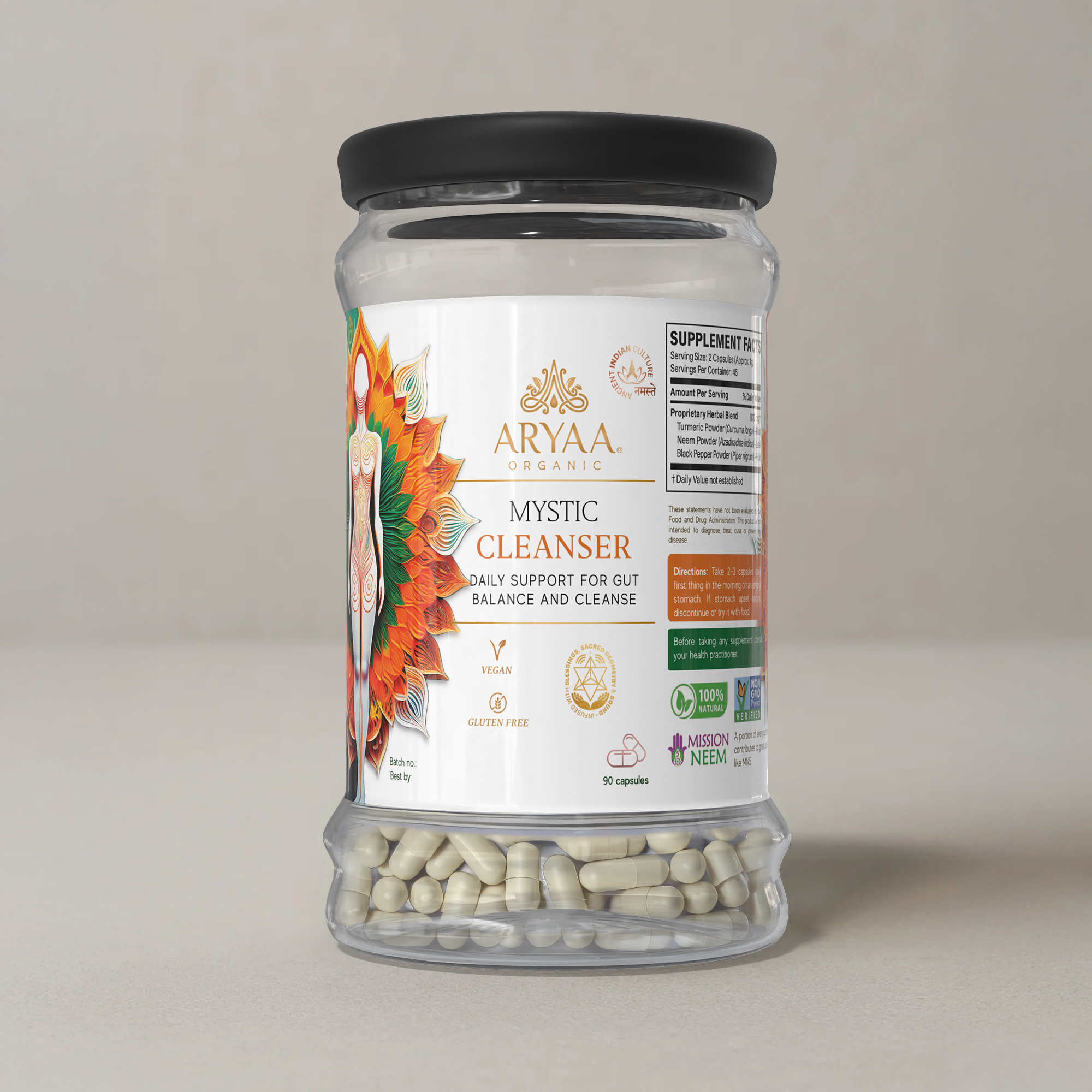 Aryaa Organic Mystic Cleansing Elixir (Capsules)