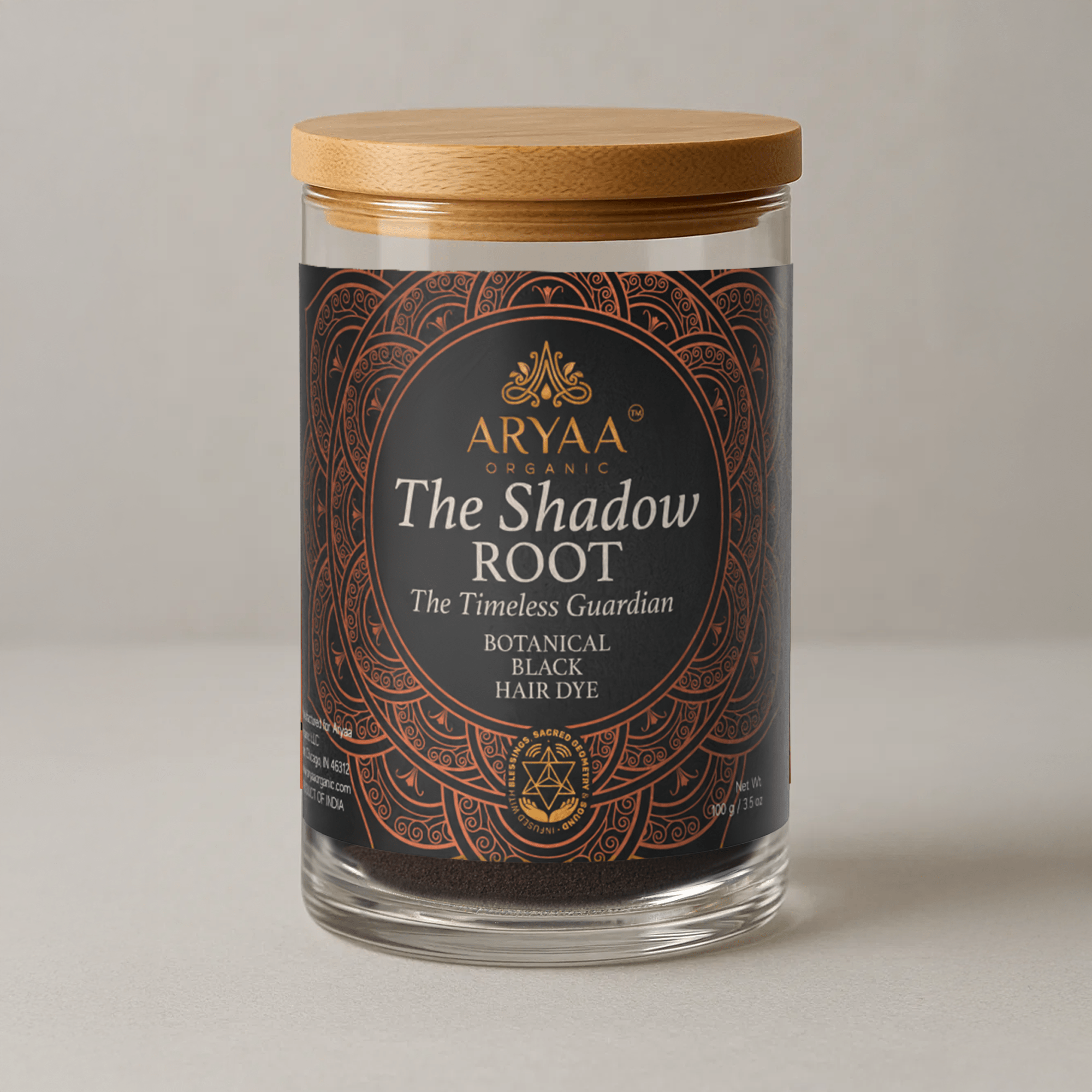 The Shadow Root - Botanical Black Hair Dye - Aryaa Organic