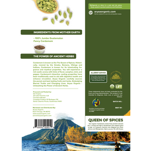Aryaa Organic Cardamom Seeds from Guatemala